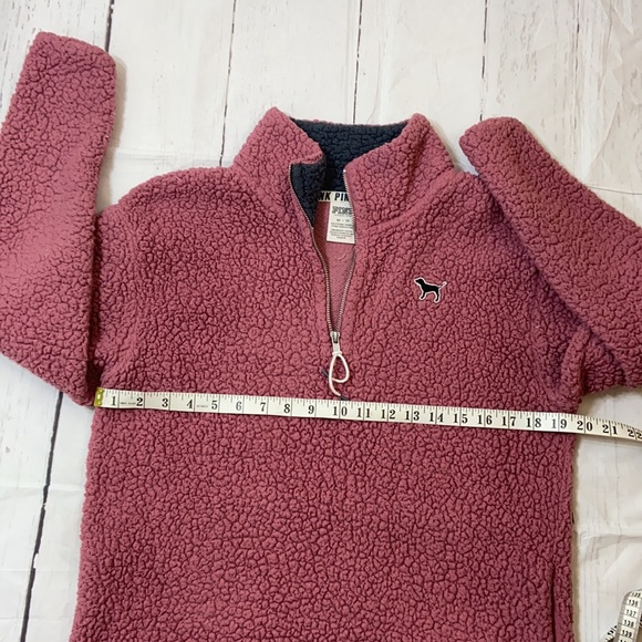 PINk Fleece Teddy bear sweater size XS - 0115 - Picture 4 of 4